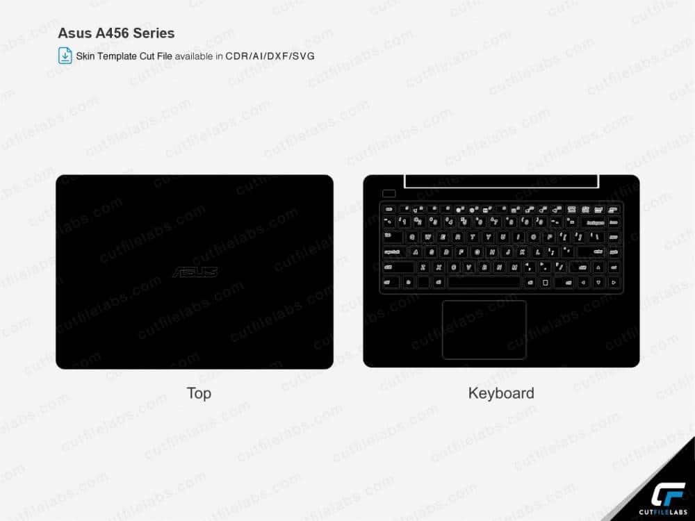 Asus A456 Series (2016) Cut File Template