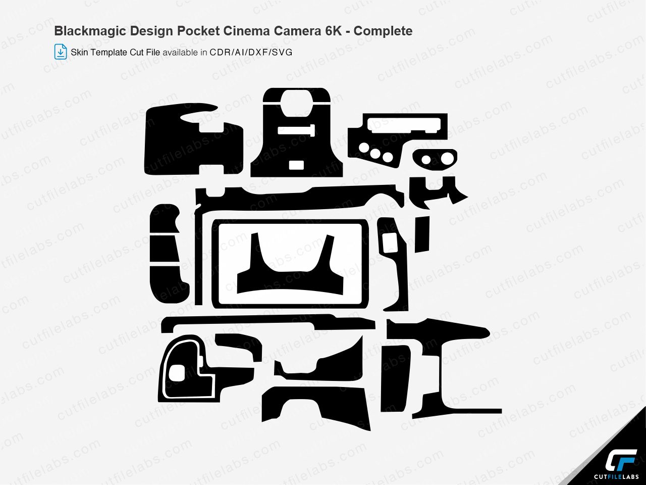 Blackmagic Design Pocket Cinema Camera 6K Cut File Template