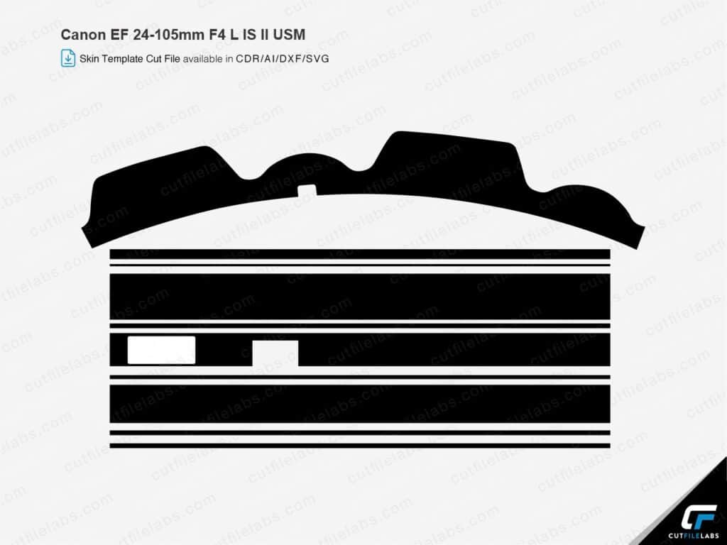 Canon EF 24-105mm F4 L IS II USM Cut File Template