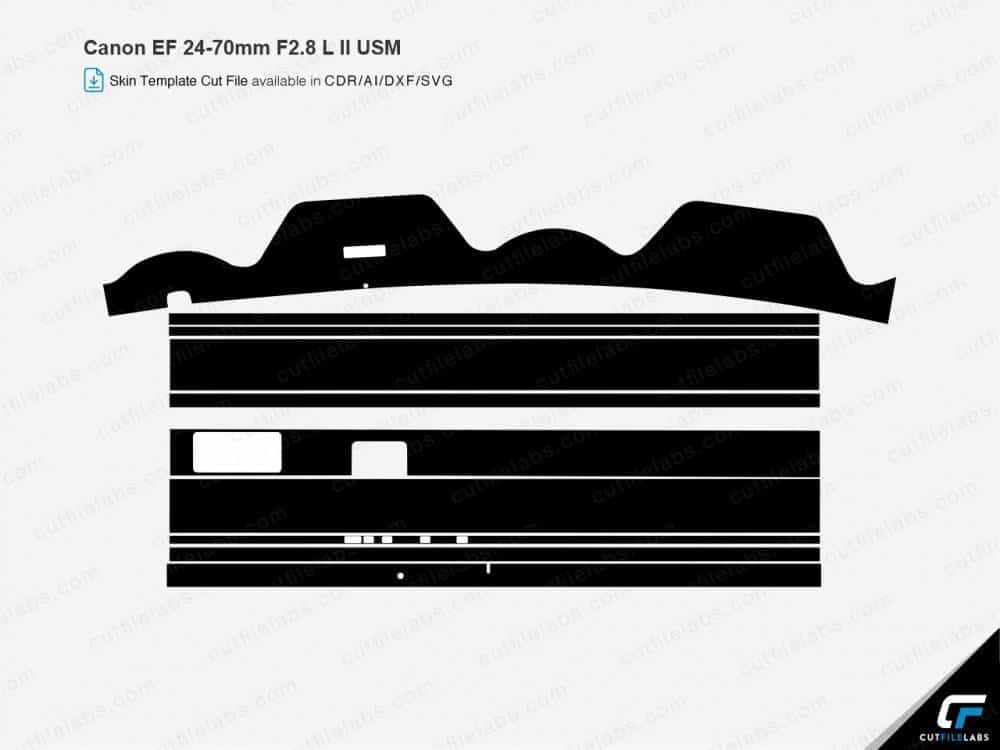 Canon EF 24-70mm F2.8 L II USM Cut File Template
