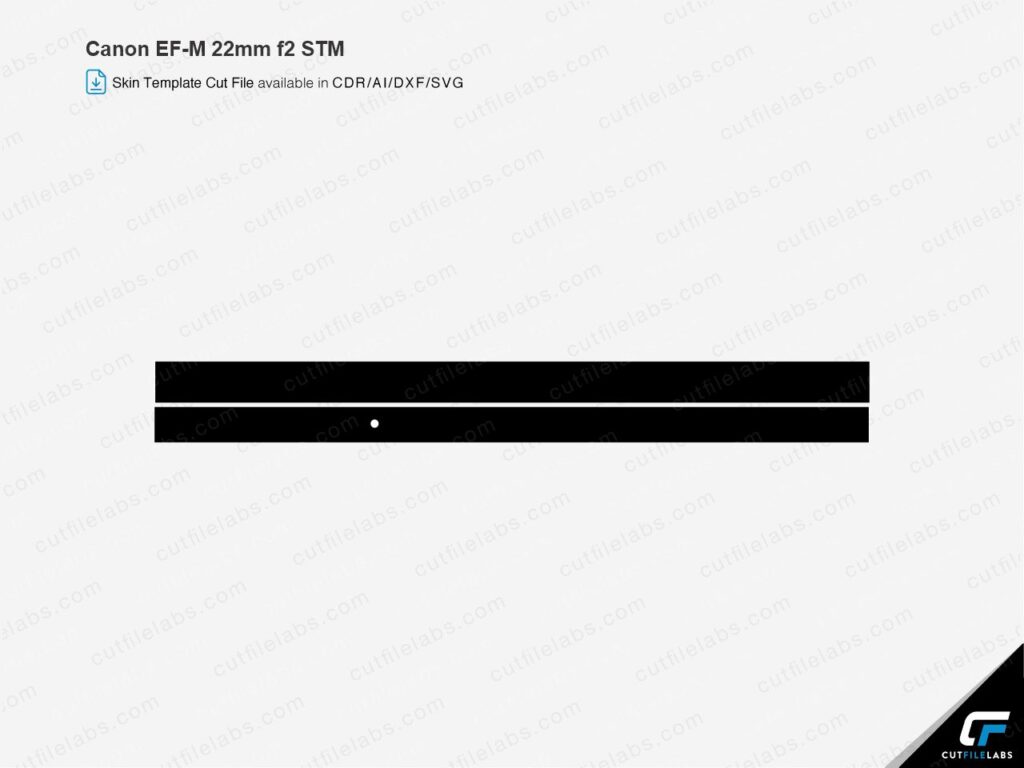Canon EF-M 22mm f2 STM Cut File Template