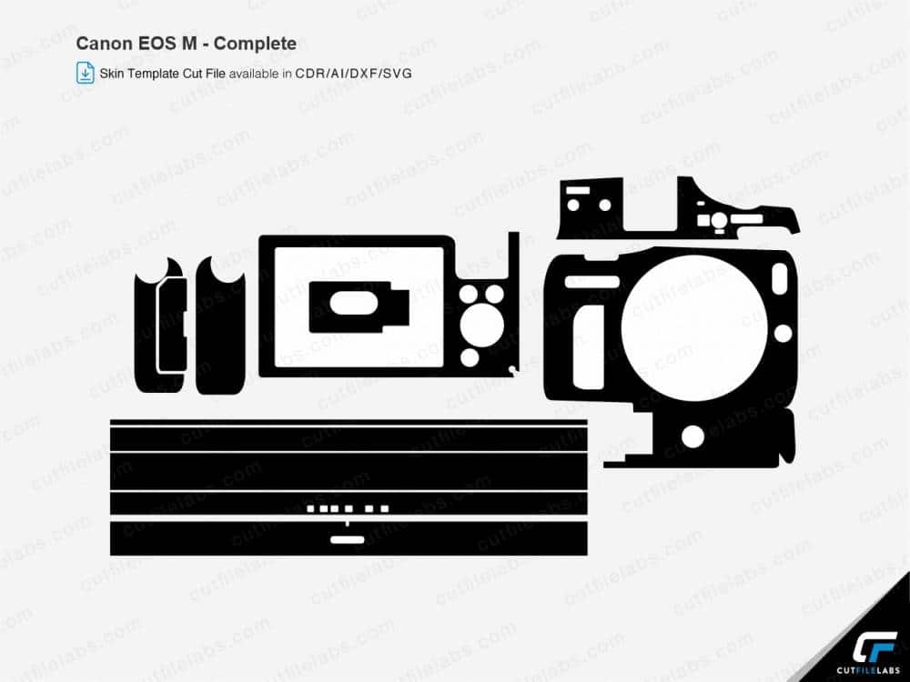 Canon EOS M Cut File Template