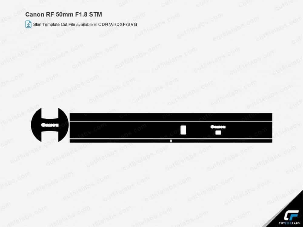 Canon RF 50mm F1.8 STM Cut File Template