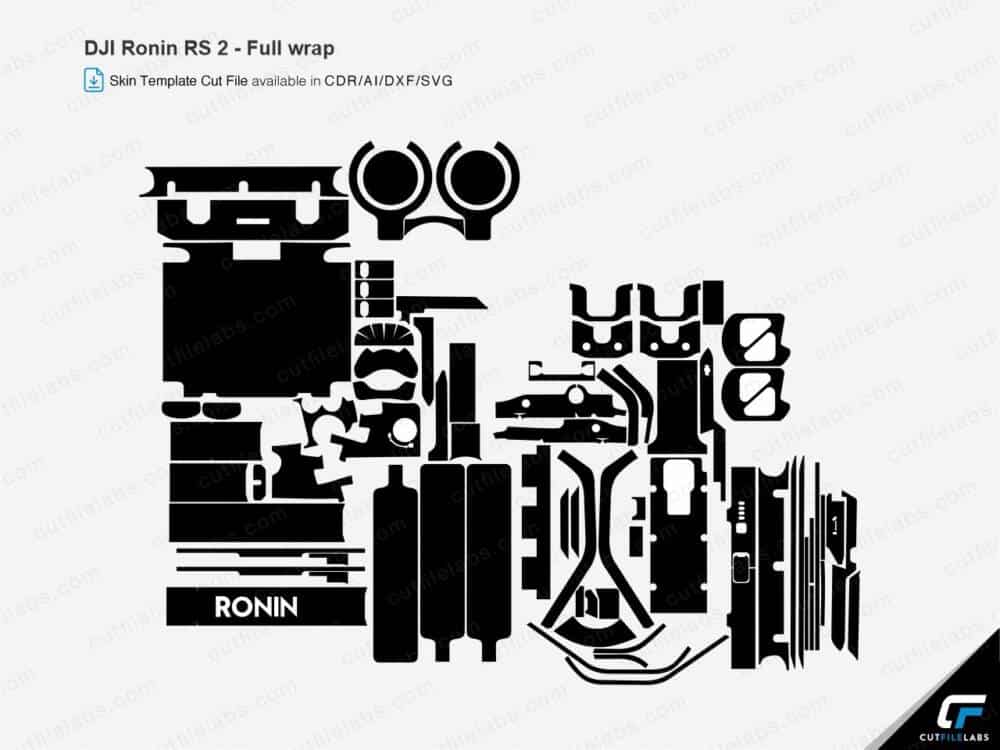 DJI Ronin RS 2 Cut File Template