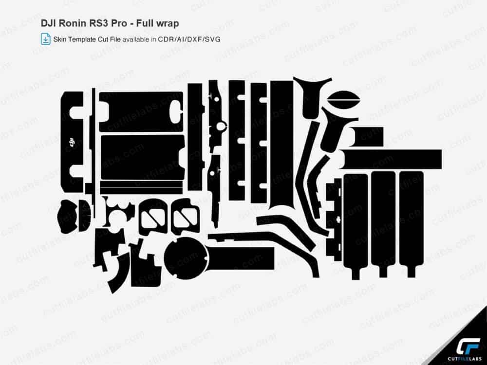 DJI Ronin RS3 Pro (2022) Cut File Template