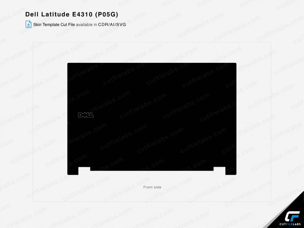 Dell Latitude E4310 (P05G) Skin Cut File Template
