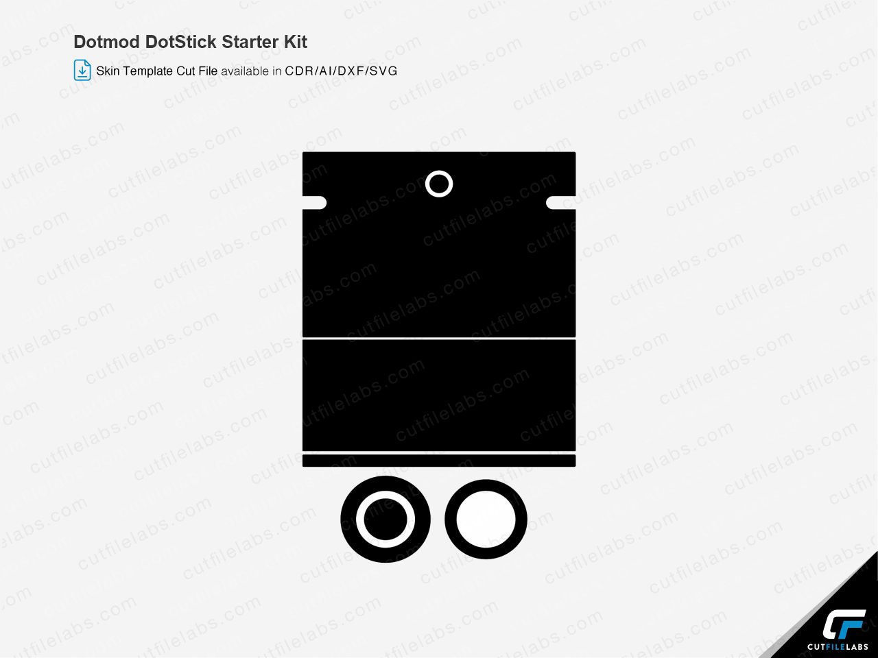 Dotmod DotStick Starter Kit (2020) Cut File Template