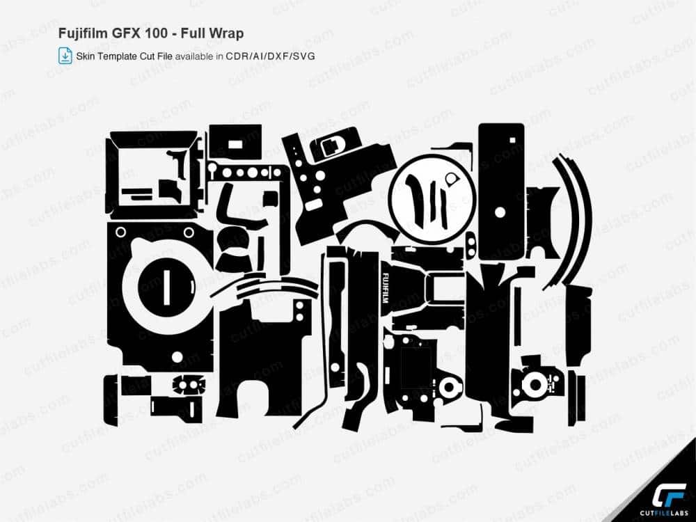 Fujifilm GFX 100 (2019) Cut File Template