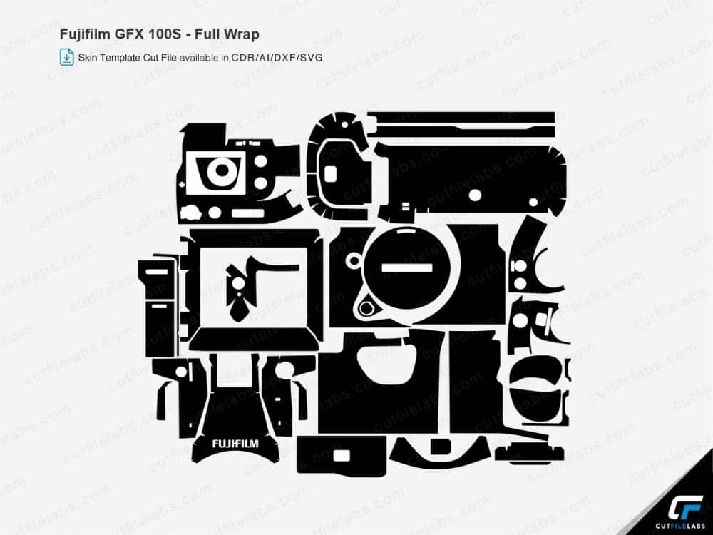 Fujifilm GFX 100S (2021) Cut File Template