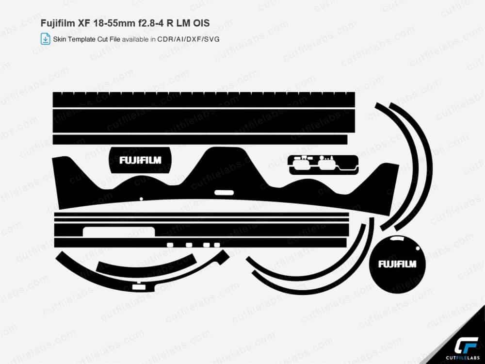 Fujifilm XF 18-55mm F2.8-4 R LM OIS Cut File Template