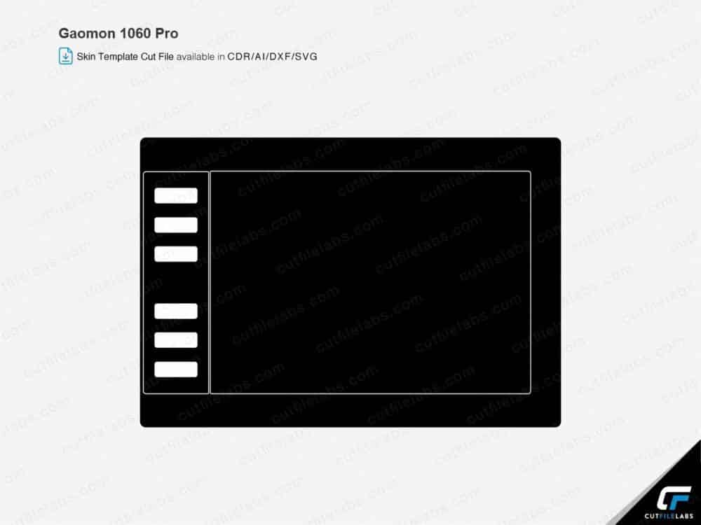 Gaomon 1060 Pro (2019) Cut File Template