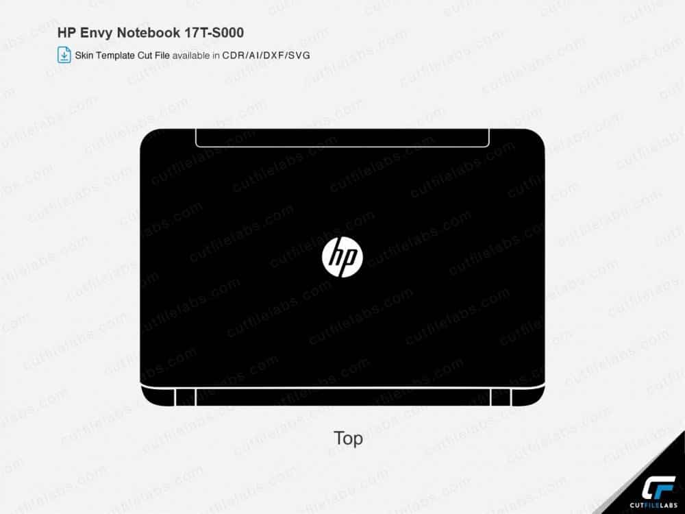 HP Envy Notebook 17t-s000 Cut File Template