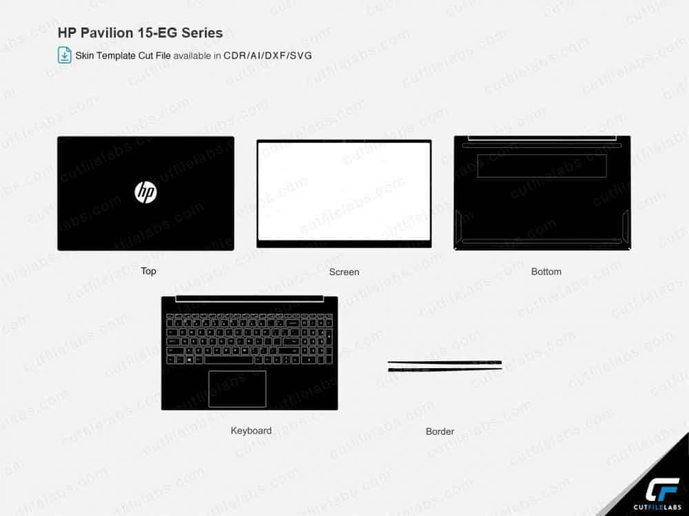HP Pavilion 15-eg Series (2022) Cut File Template