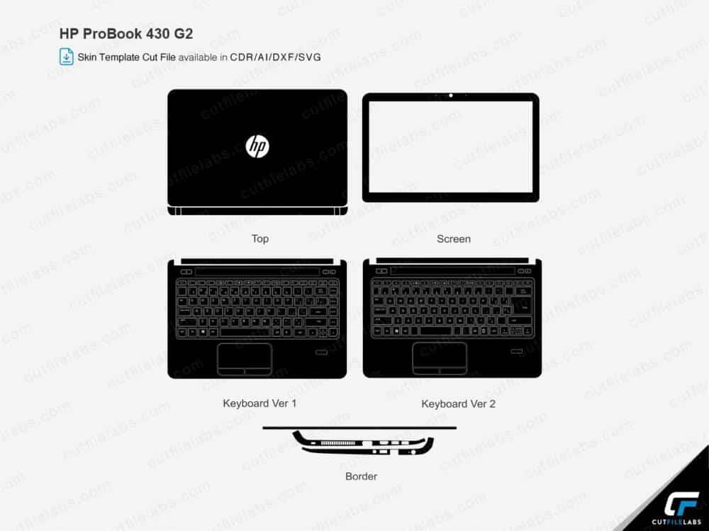HP ProBook 430 G2 Cut File Template