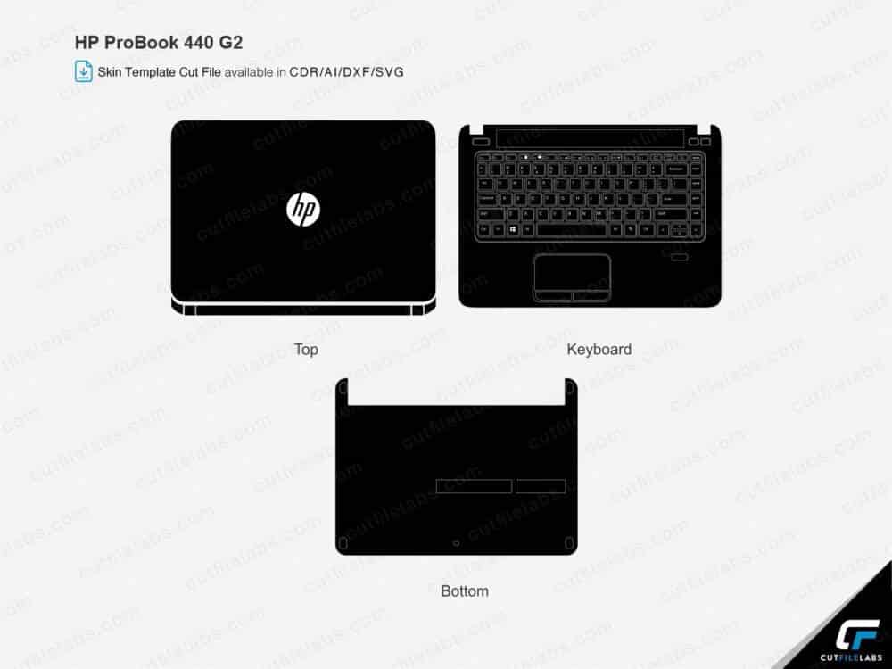 HP ProBook 440 G2 (2015) Cut File Template