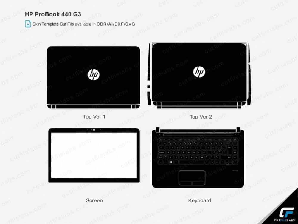 HP Probook 440 G3 Cut File Template