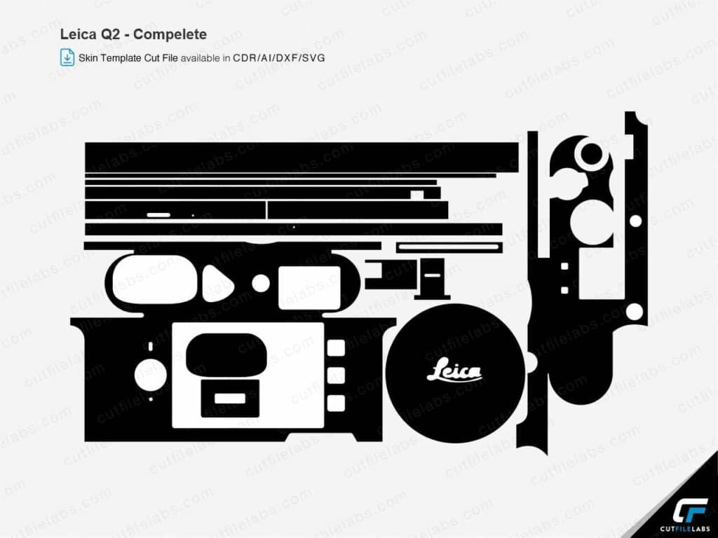 Leica Q2 Cut File Template