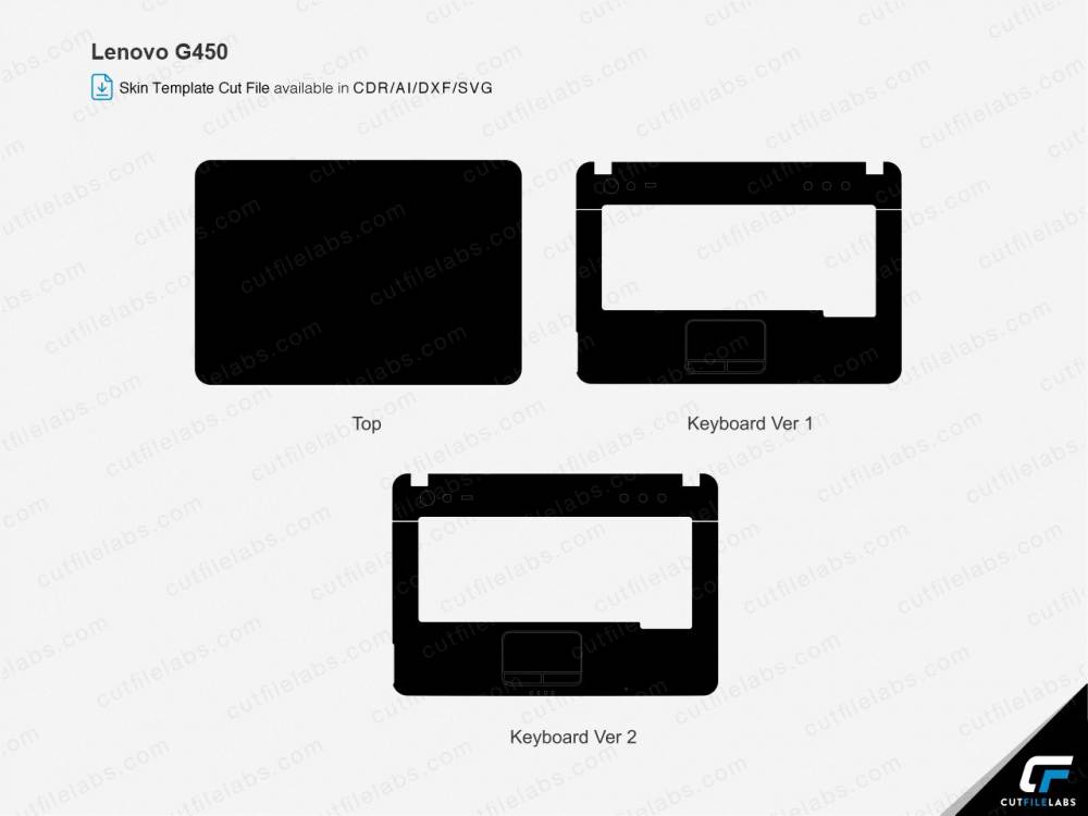 Lenovo G450 Cut File Template