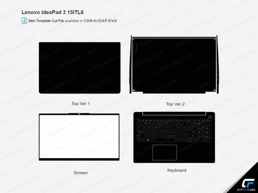 Lenovo IdeaPad 3 15ITL6 Cut File Template