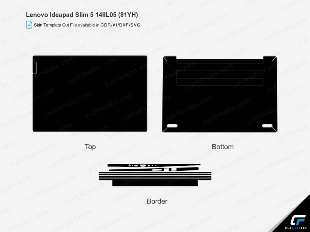 Lenovo Ideapad Slim 5 14IIL05 (81YH) Cut File Template