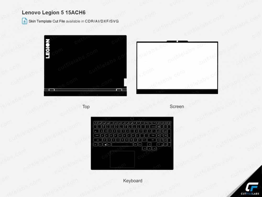 Lenovo Legion 5 15ACH6 (2021) Cut File Template