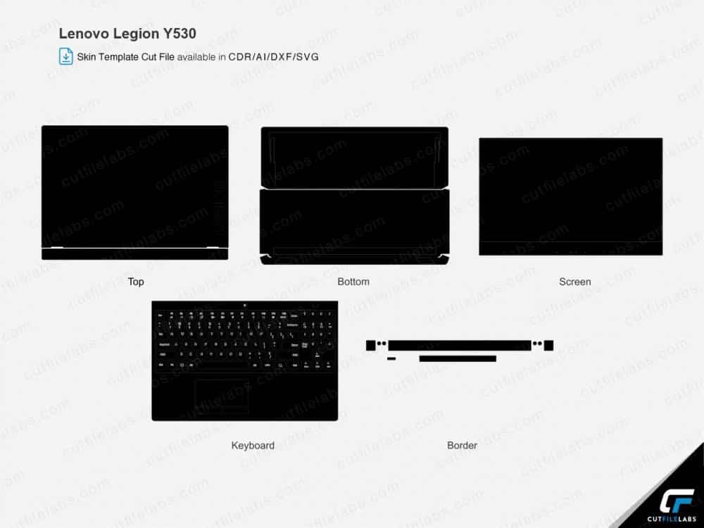 Lenovo Legion Y530 (2018) Cut File Template