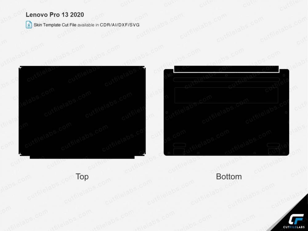 Lenovo Pro 13 2020 Cut File Template