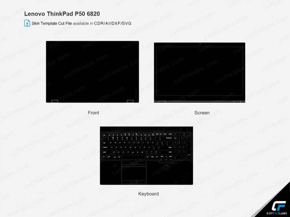 Lenovo Thinkpad P50 Cut File Template