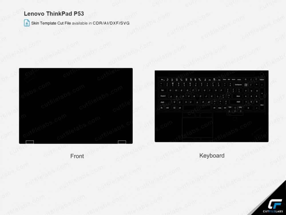 Lenovo Thinkpad P53 Cut File Template