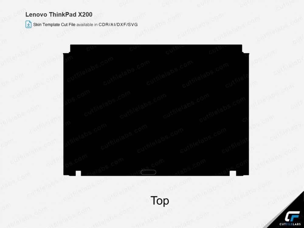 Lenovo ThinkPad X200 (2008) Cut File Template