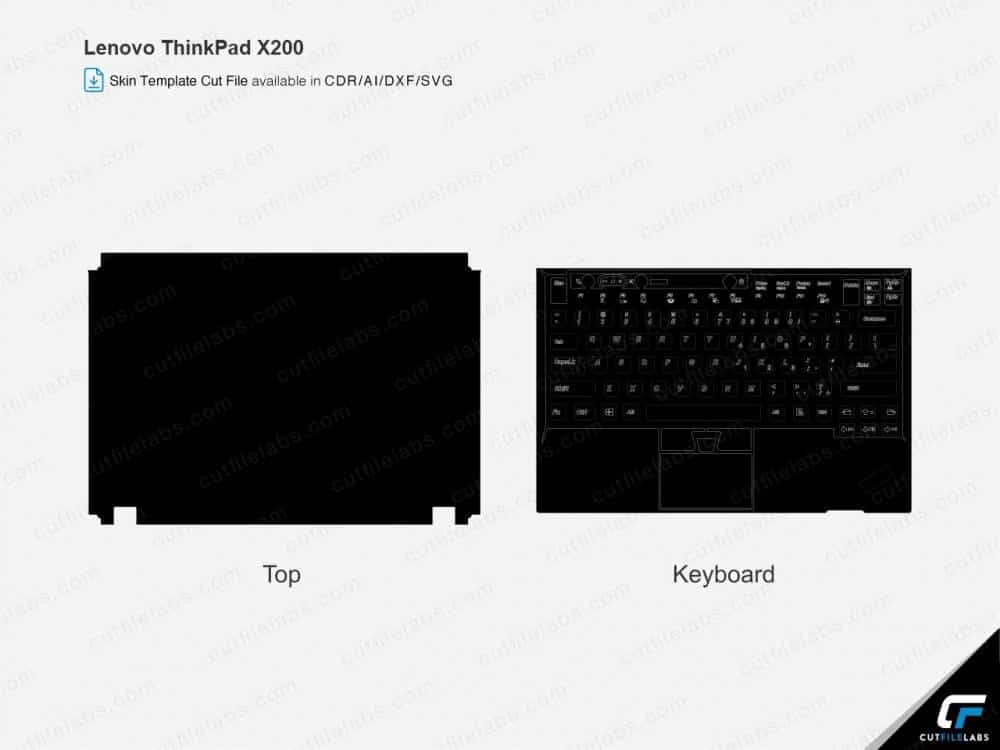 Lenovo ThinkPad X220 Cut File Template