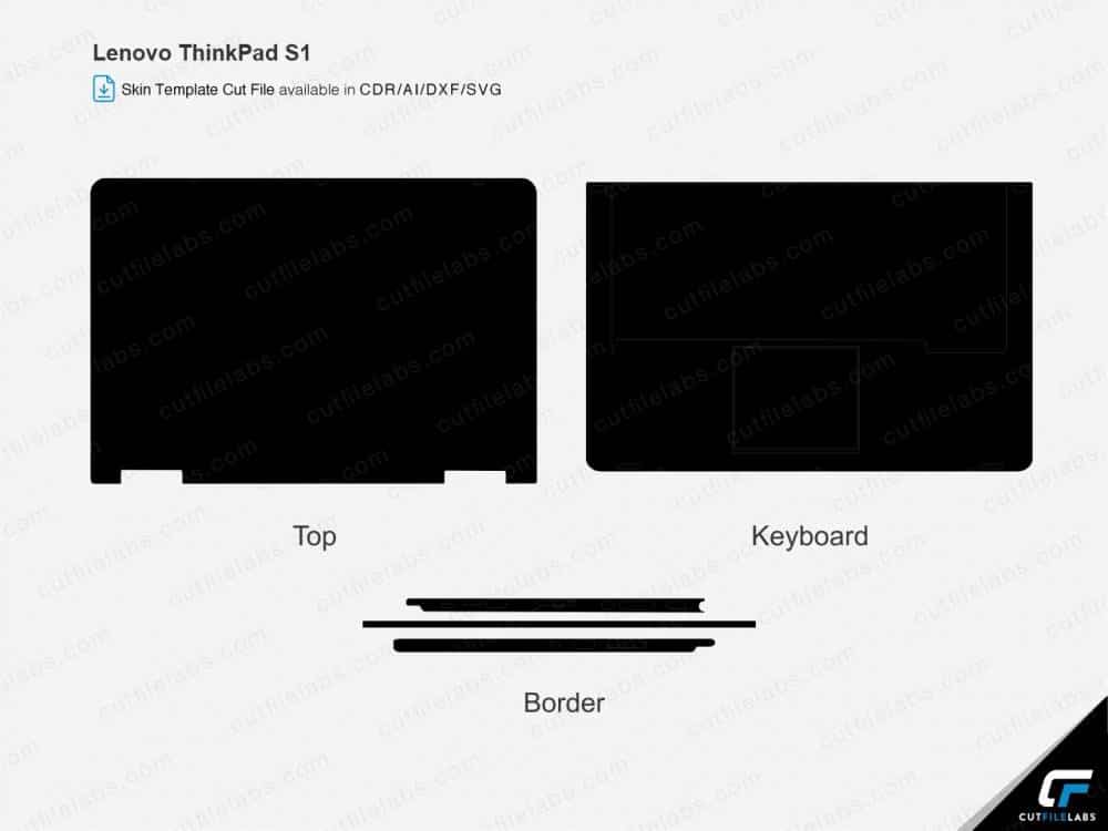 Lenovo ThinkPad Yoga S1 (2013) Cut File Template