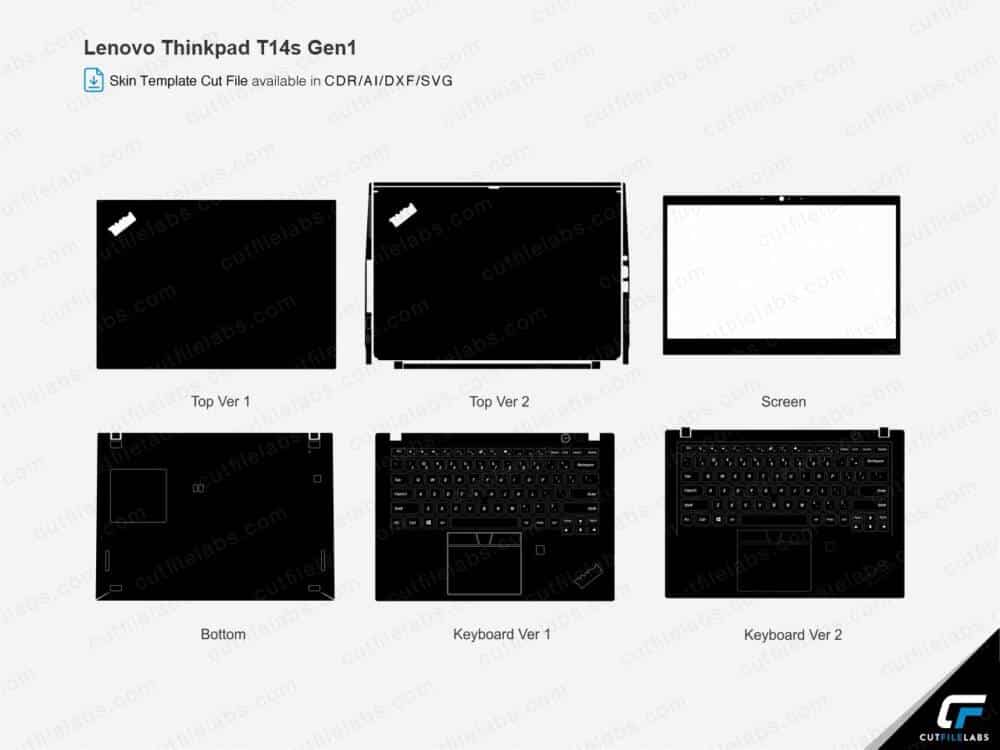 Lenovo Thinkpad T14s Gen1 Cut File Template