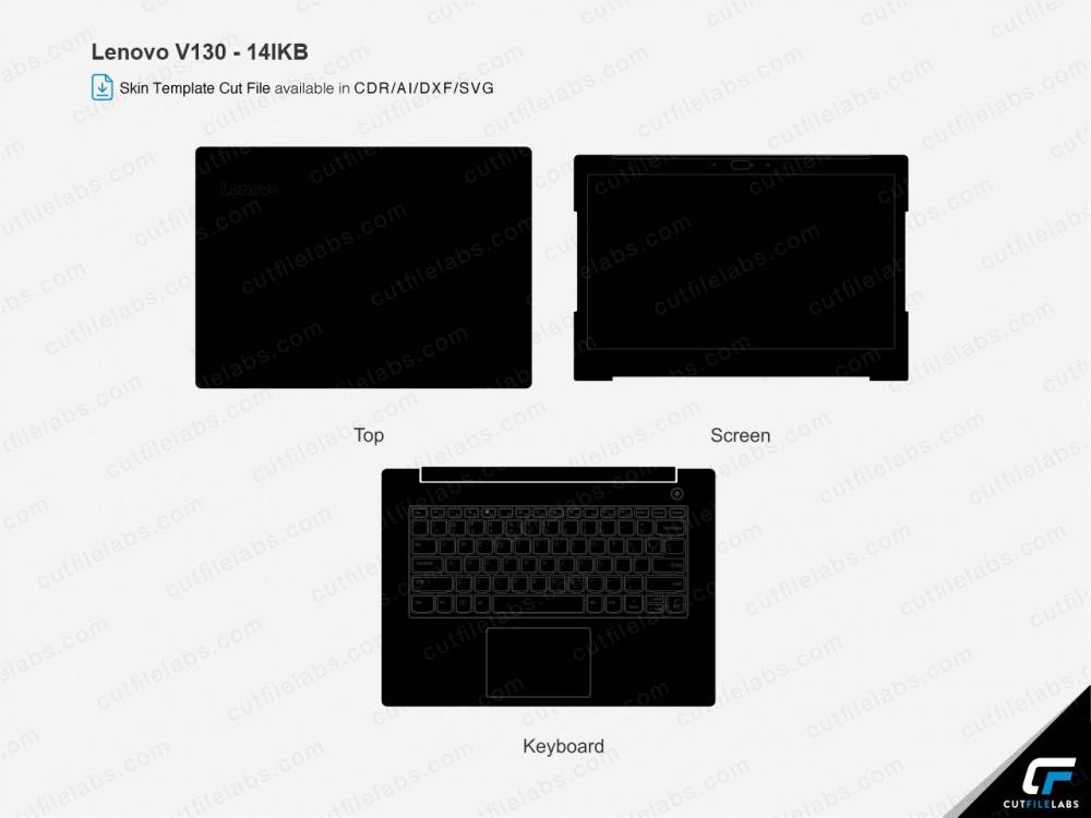 Lenovo V130 – 14IKB Cut File Template