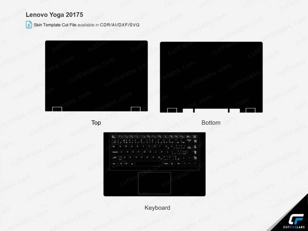 Lenovo Yoga 13 (20175) Cut File Template