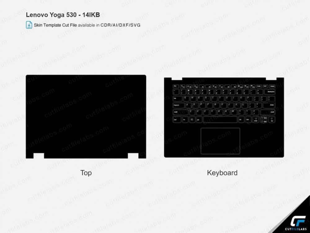 Lenovo Yoga 530-14IKB (2018) Cut File Template