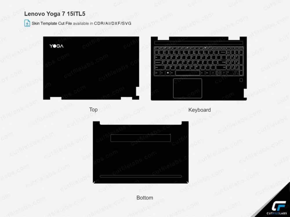 Lenovo Yoga 7 15ITL5 Cut File Template