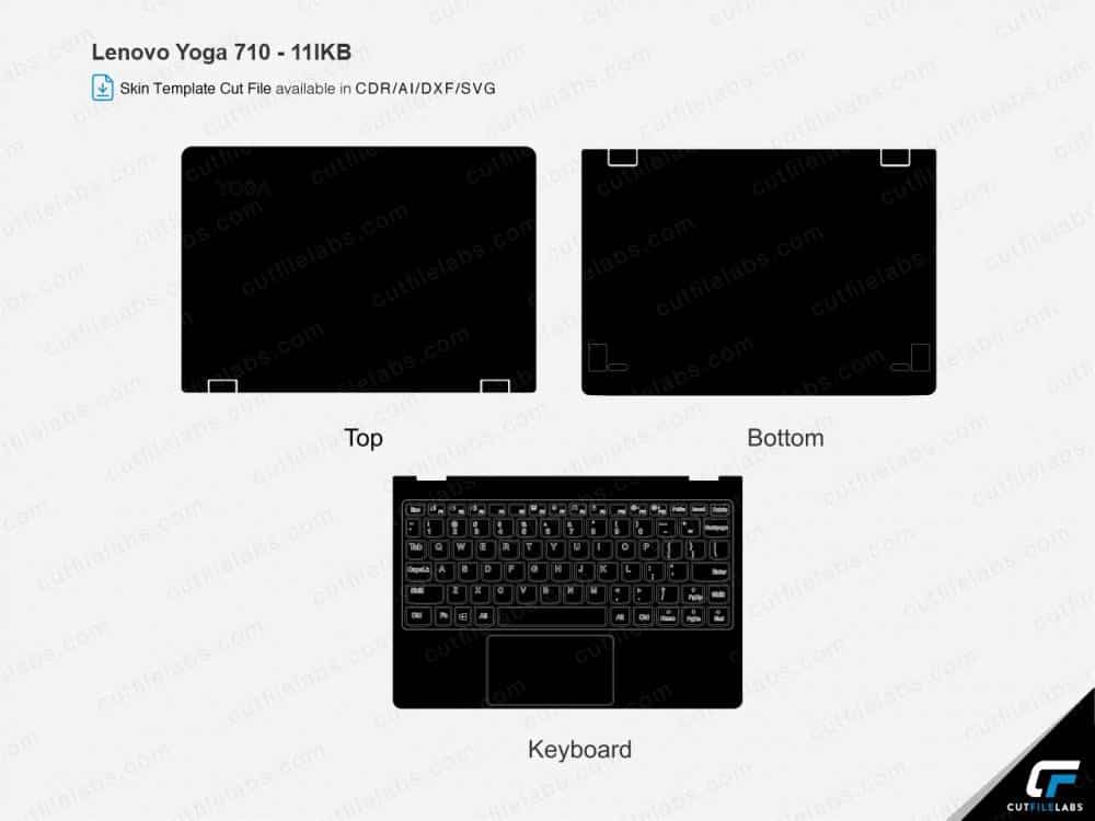 Lenovo Yoga 710 – 11IKB Cut File Template