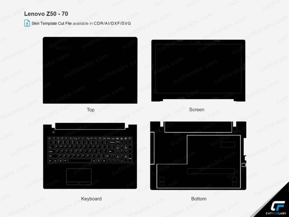 Lenovo IdeaPad Z50-70 Cut File Template