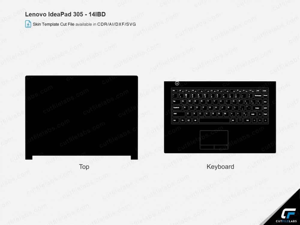 Lenovo IdeaPad 305-14IBD (2015) Cut File Template