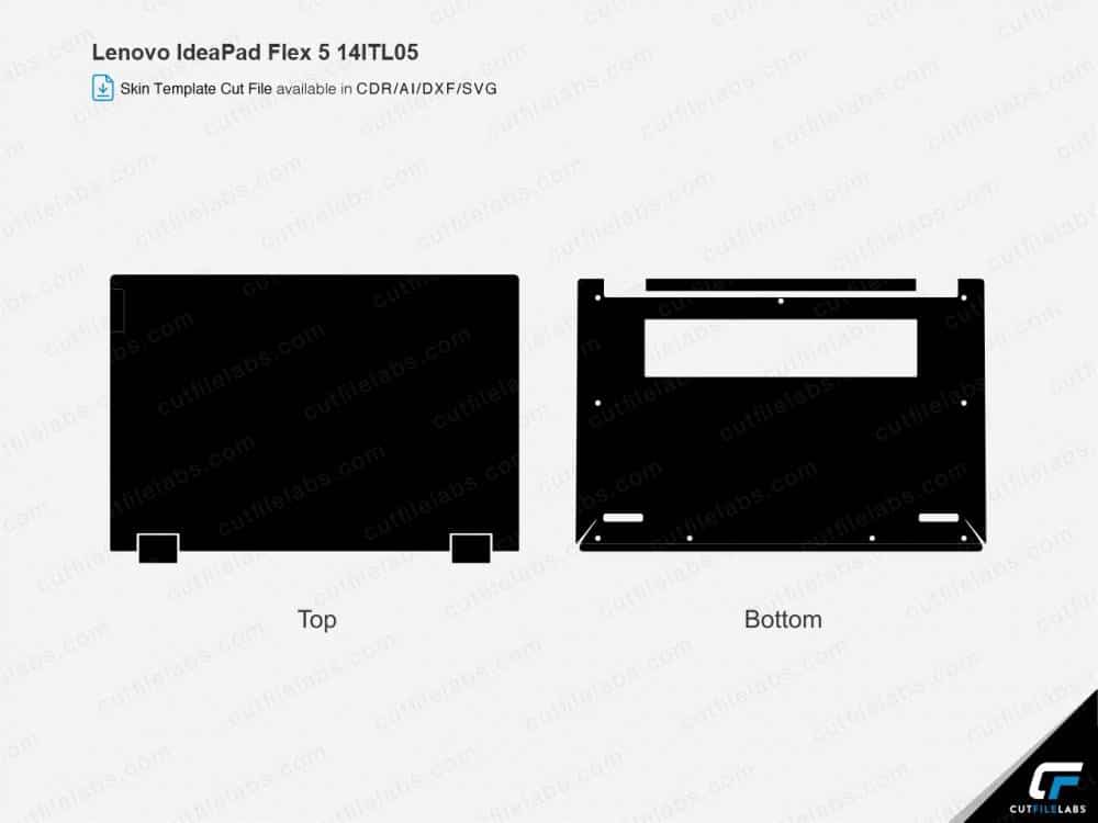 Lenovo ldeapad Flex 5 Series  Cut File Template