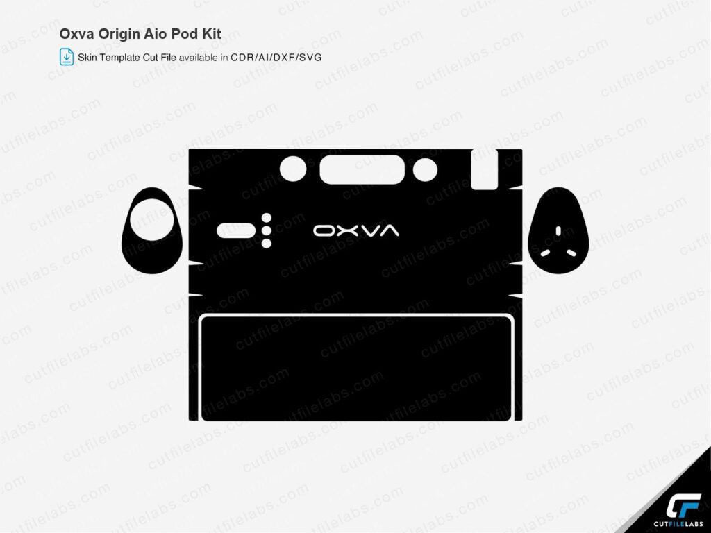 Oxva Origin Aio Pod Kit Cut File Template