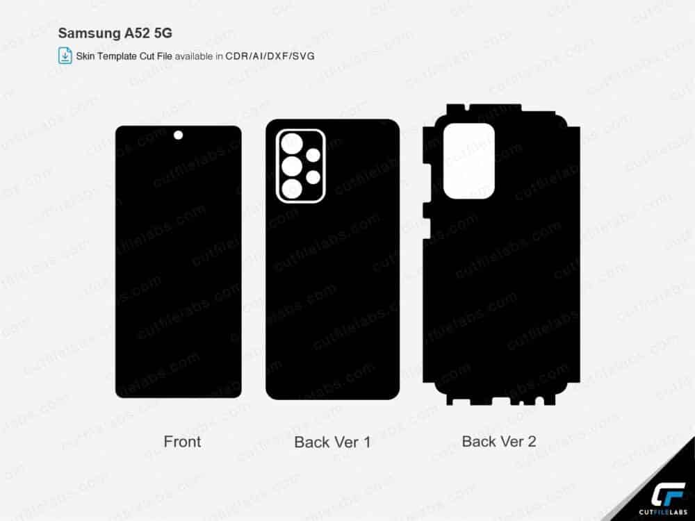 Samsung Galaxy A52 5G Cut File Template