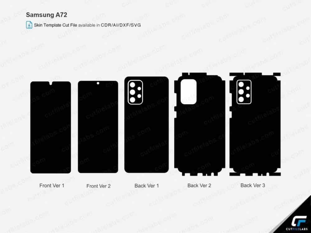 Samsung Galaxy A72 (2021) Cut File Template
