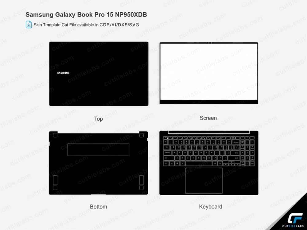 Samsung Galaxy Book Pro 15 NP950XDB Cut File Template