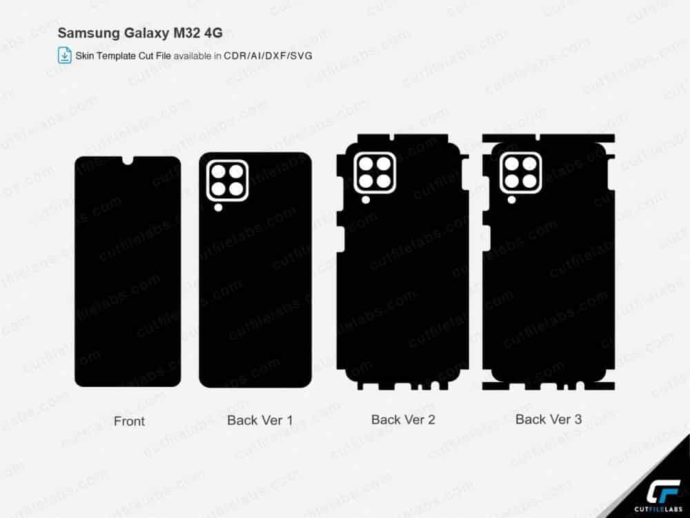 Samsung Galaxy M32 4G Cut File Template