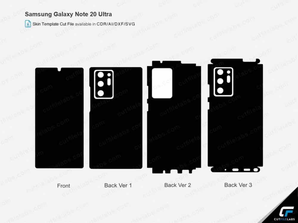 Samsung Galaxy Note 20 Ultra (2020) Cut File Template