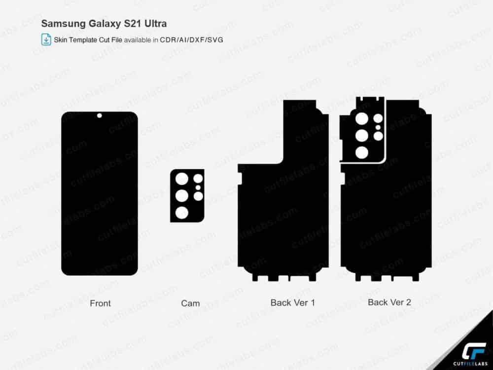 Samsung Galaxy S21 Ultra (2021) Cut File Template