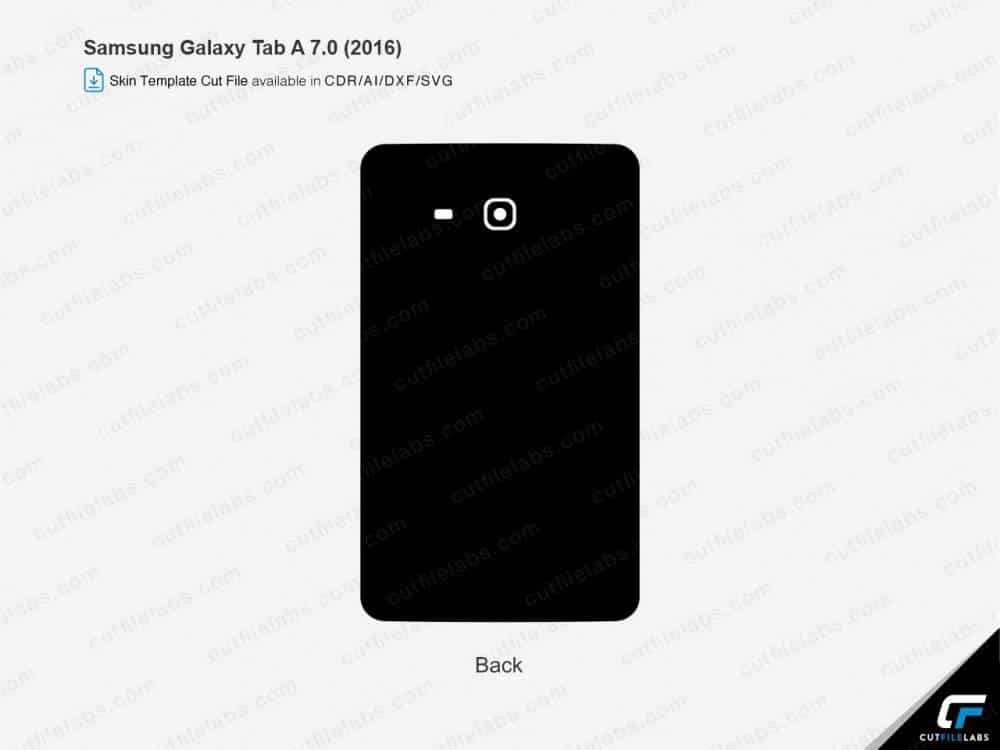 Samsung Galaxy Tab A 7.0 (2016) Cut File Template