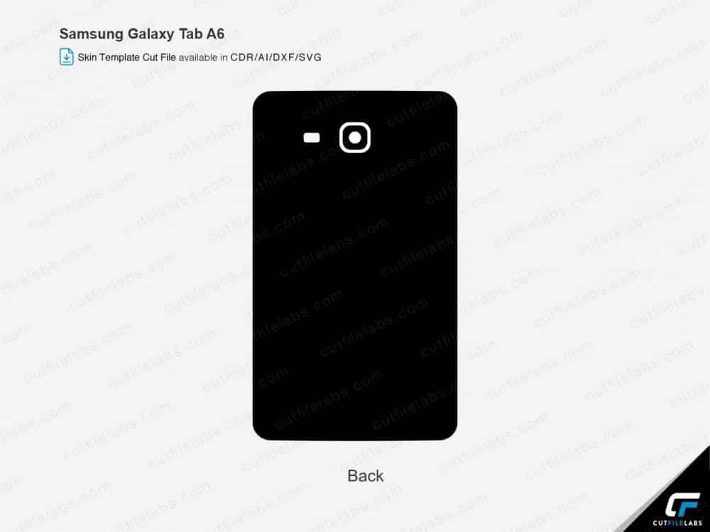 Samsung Galaxy Tab A6 Cut File Template